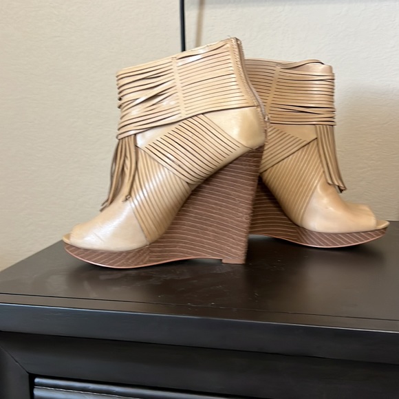 Fall Open Toe Booties - Picture 2 of 2
